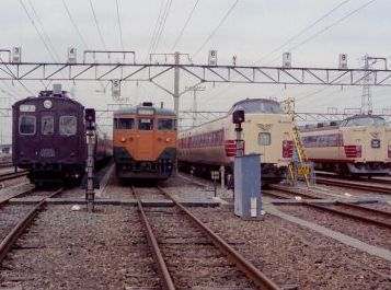 機関車及び同乗務員 運行図表 昭和54年4月 国鉄 北陸本線 業務用 - 鉄道