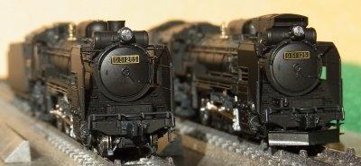 D51 標準形（長野式集煙装置付） 入線です。KATO 2016-6 ☆彡